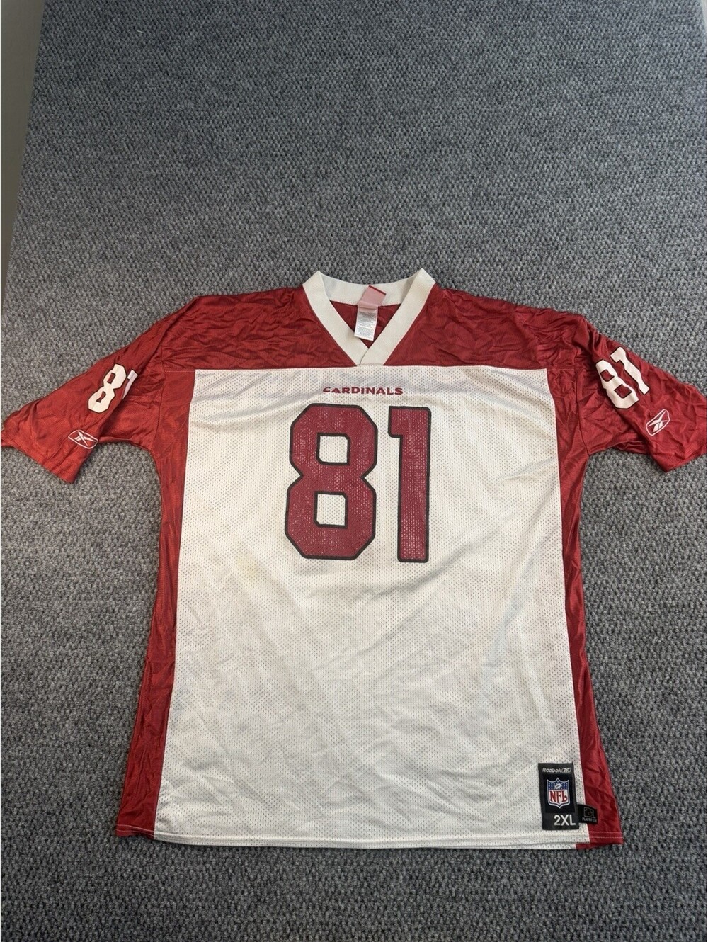 Reebok Anquan Boldin #81 Arizona Cardinals NFL Players Jersey Men’s 2XL